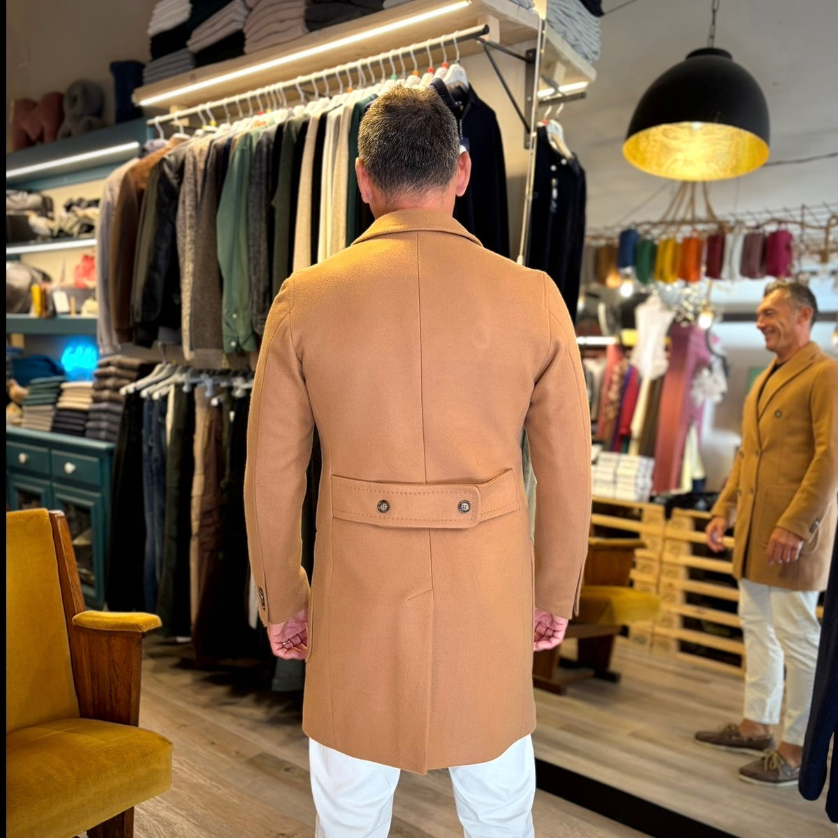 BAGGIO  – cappotto doppio petto sartoriale