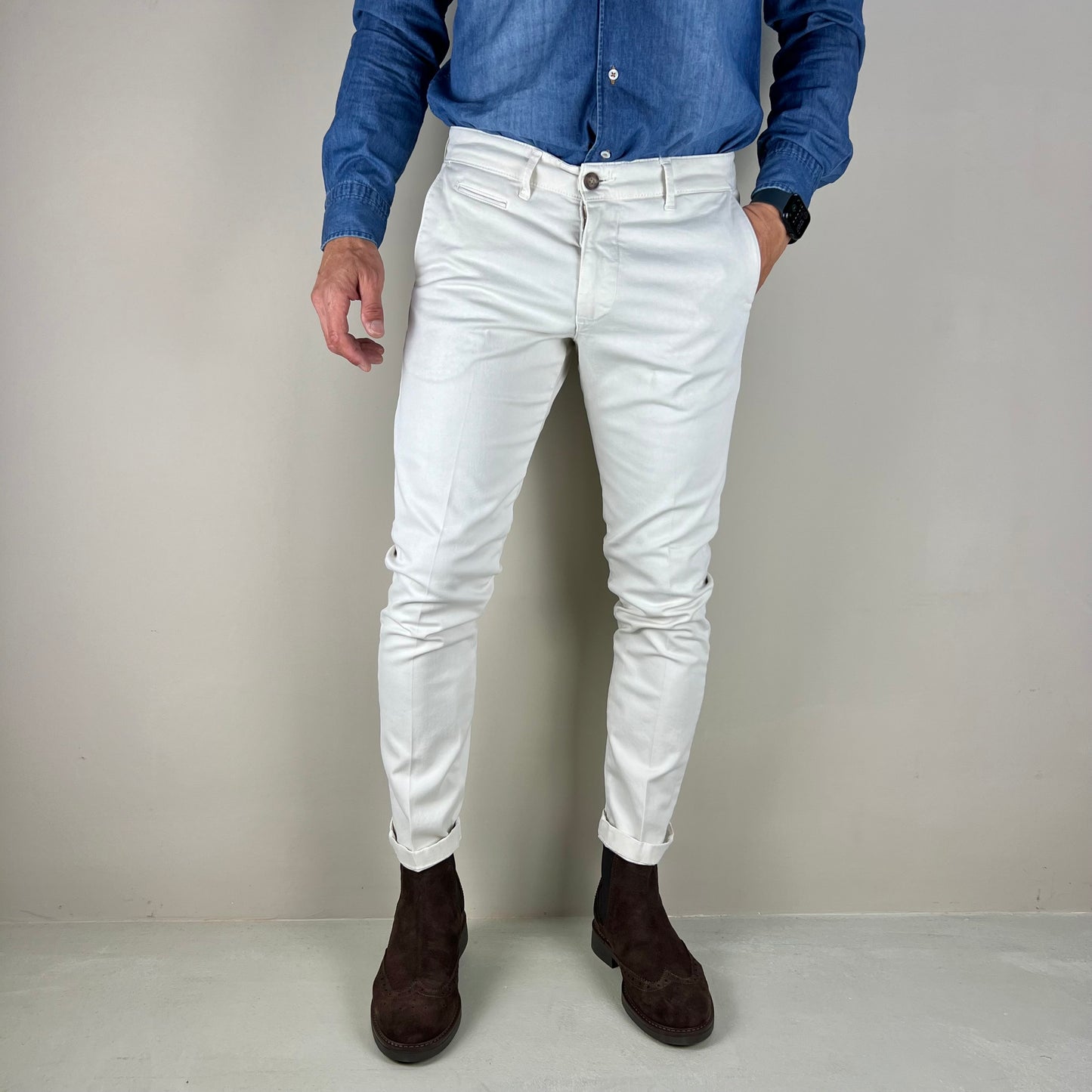 TARDELLI – pantalone chino sartoriale