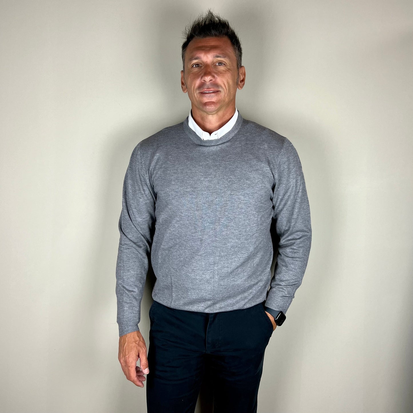 DUCA – maglioncino paricollo sartoriale