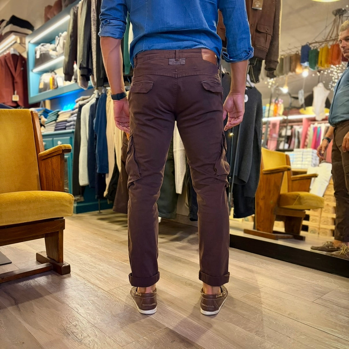 DONADONI – pantalone cargo sartoriale