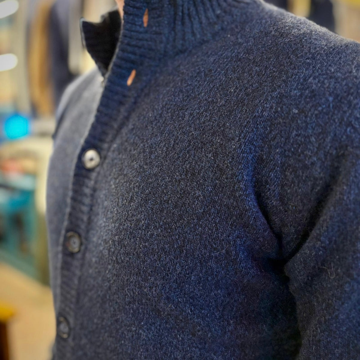 DEL PIERO – cardigan lana sartoriale