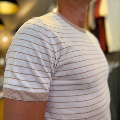 KANE - t-shirt in maglia righe