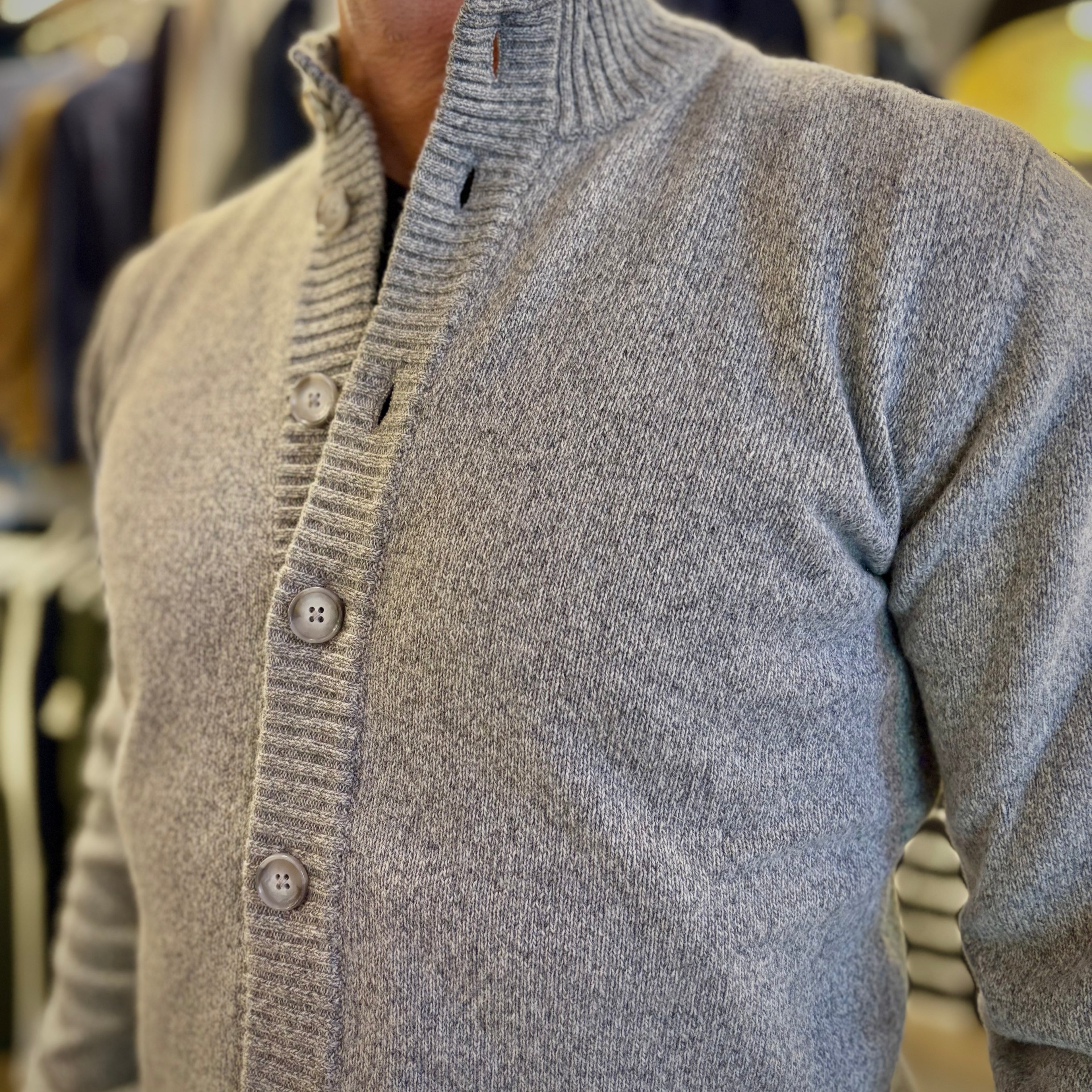 DEL PIERO – cardigan lana sartoriale