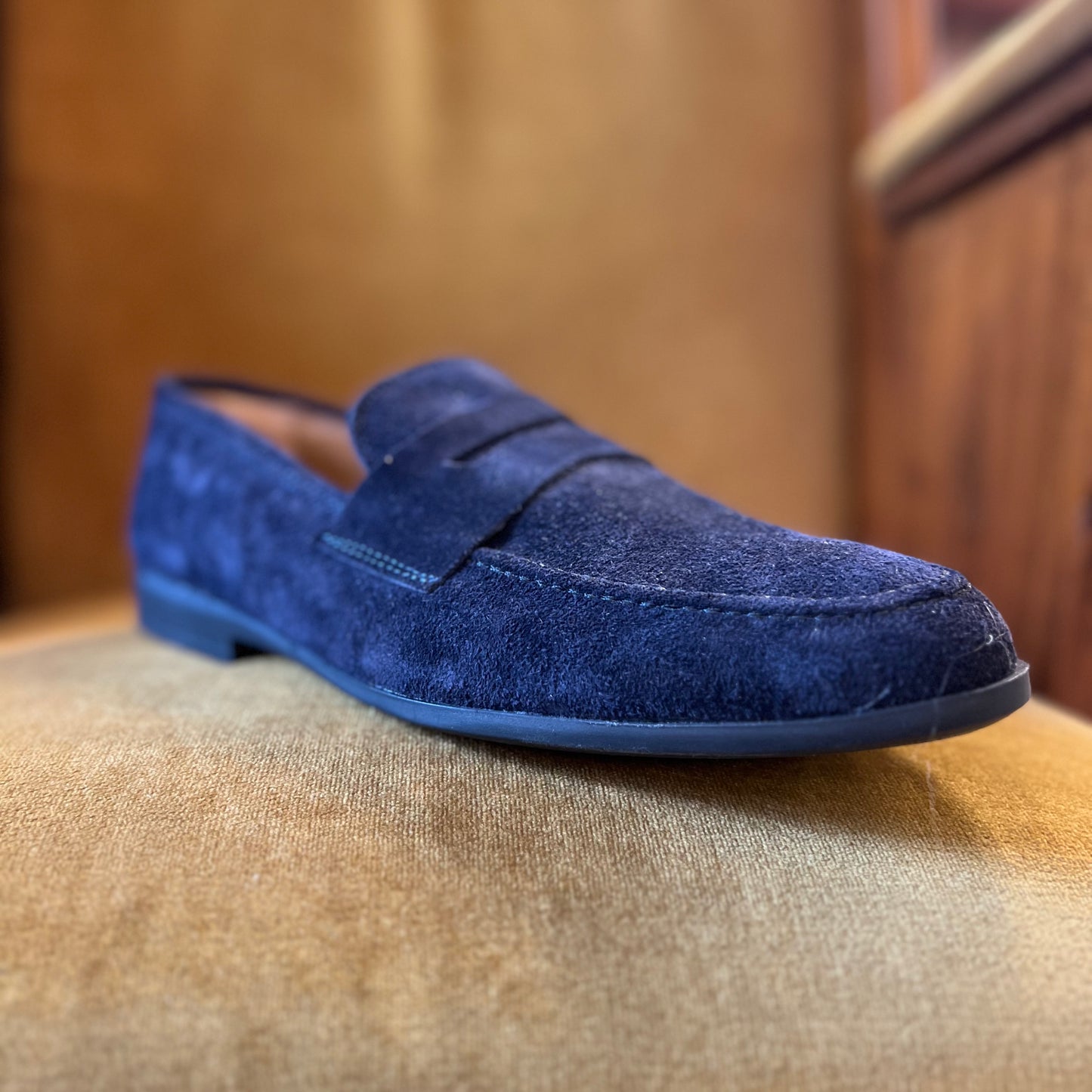 VICTOR – mocassino camoscio