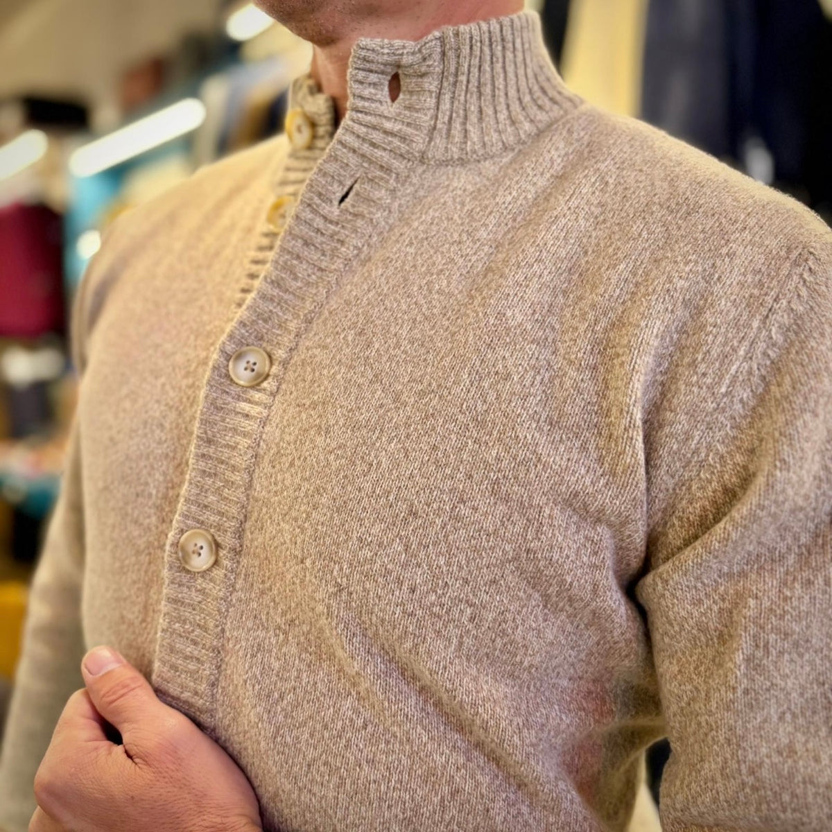 DEL PIERO – cardigan lana sartoriale