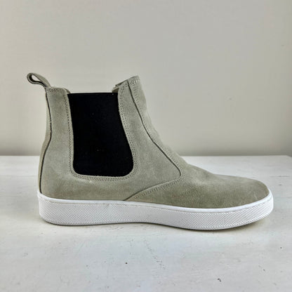 FRANCIS – scarpa alta in camoscio taupe