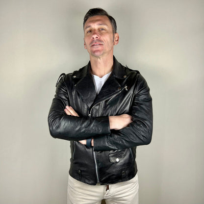 BRUCE - chiodo vera pelle