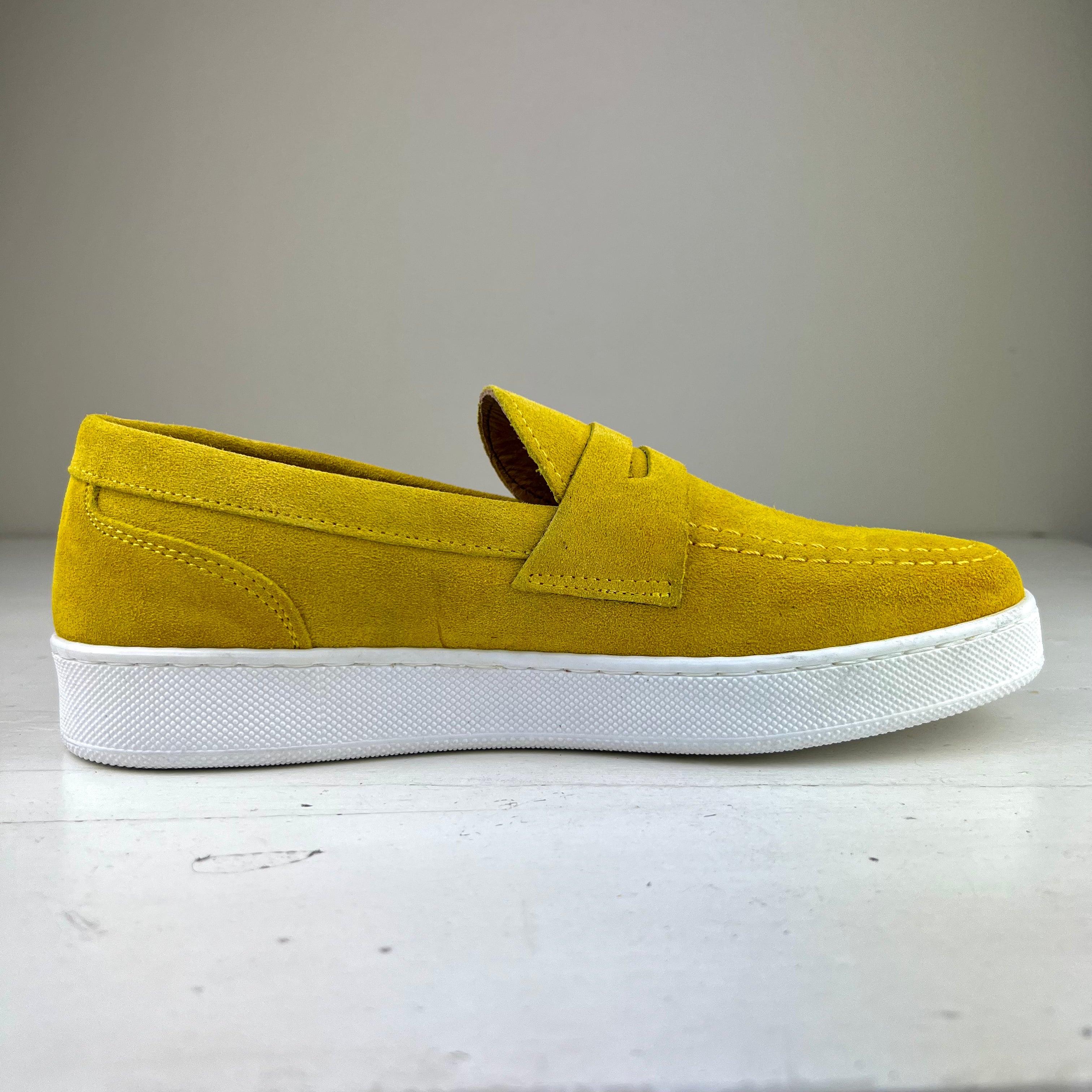 MIKEL – mocassino sneaker camoscio