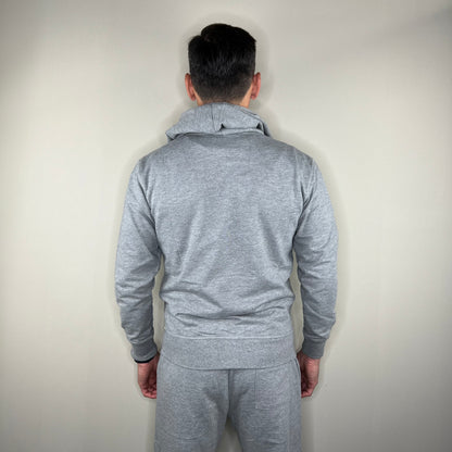 JONES - felpa cappuccio leggera zip