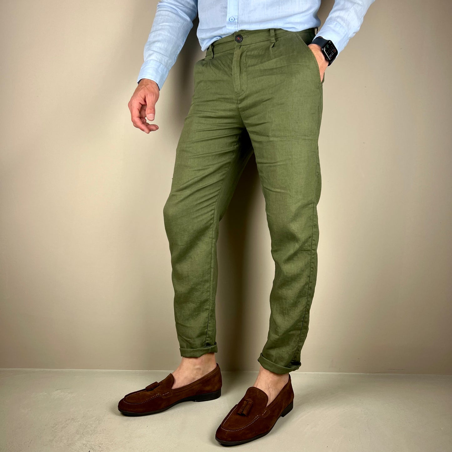 VIETRI - pantalone lino