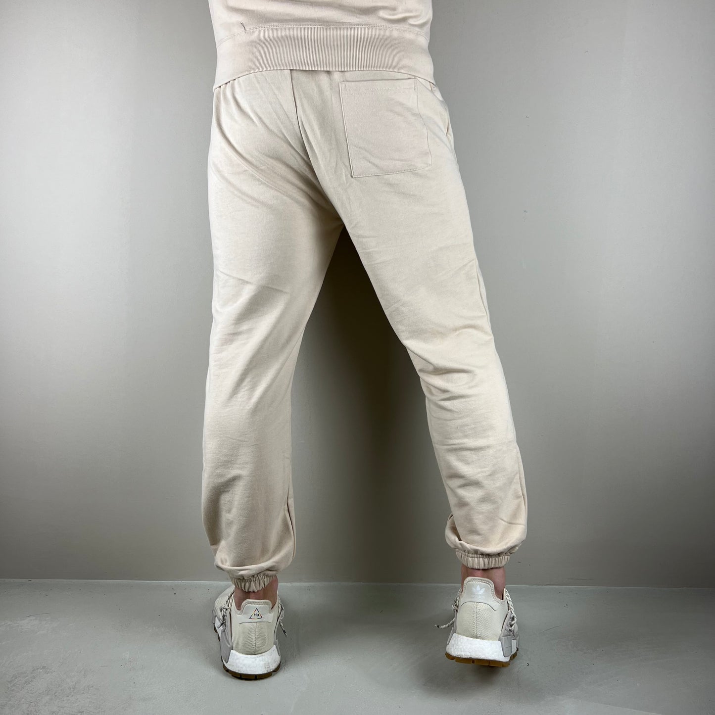 TONI - pantalone tuta leggero crema