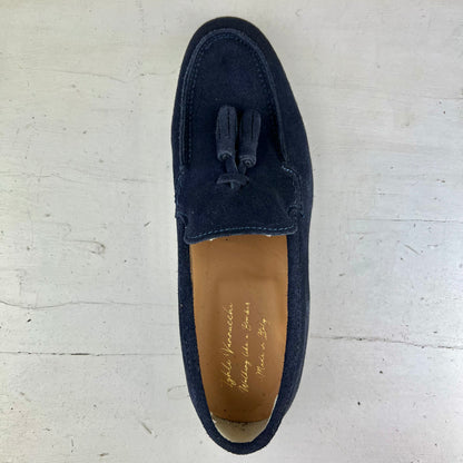 LIONEL – mocassino camoscio con nappine